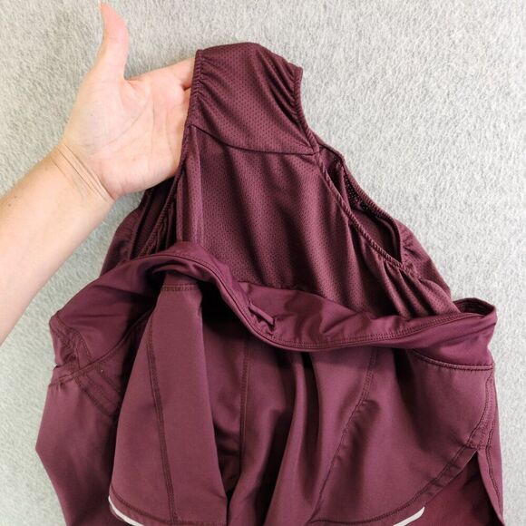 Zyia Active Shorts Womens XXL Red Brief Zip Pocket Drawstring Running Training - Picture 4 of 13